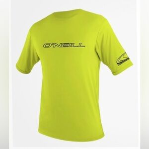 🔥O'Neill Kid's Basic UPF50+  S/S Sun Shirt Lime Size 16 - NWT.